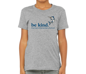 Mariners Foundation Be Kind Heather Grey Youth T-Shirt