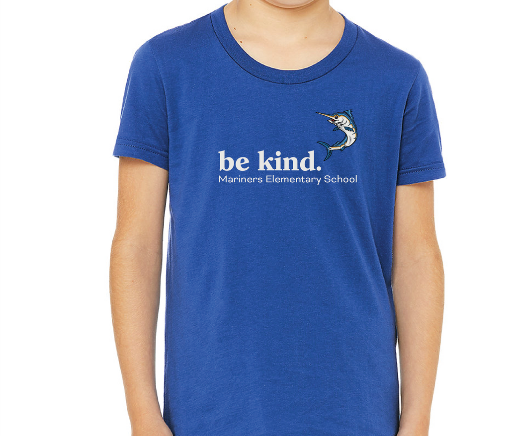 Mariners Foundation Be Kind Royal Blue Youth T-Shirt