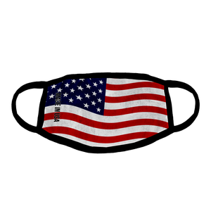 All Over Print American Flag Mouth Mask