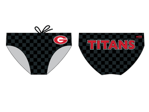 Gunn High School Water Polo 2019 Custom Men's Varsity Water Polo Brief - Personalized