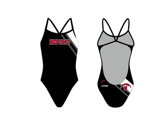 Nipomo Women's Open Back Thin Strap Swim Suit