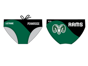 Pennridge High School Water Polo 2019 Custom Men's Water Polo Brief - Personalized