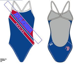 Alta Sierra -Open Back Thin Strap Swim Suit