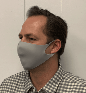 Solid Gray Olson Face Mask