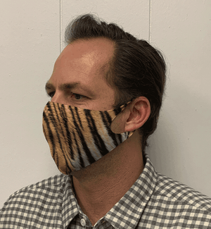 Tiger Print Olson Face Mask